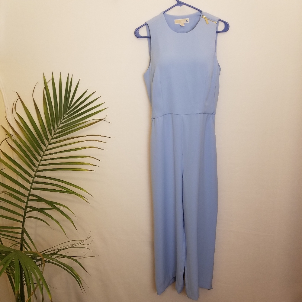 MICHAEL KORS BUSINESS CASUAL CHAMBRAY JUMPSUIT